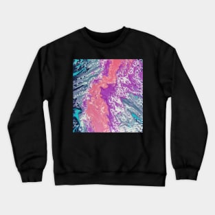 Pink lava flow Crewneck Sweatshirt